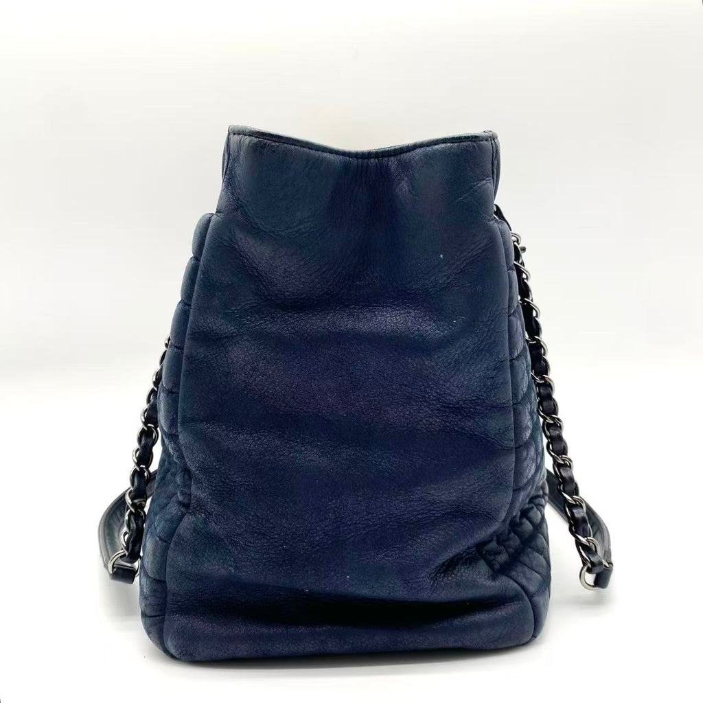 Chanel Bubble Quilted Shopping Tote