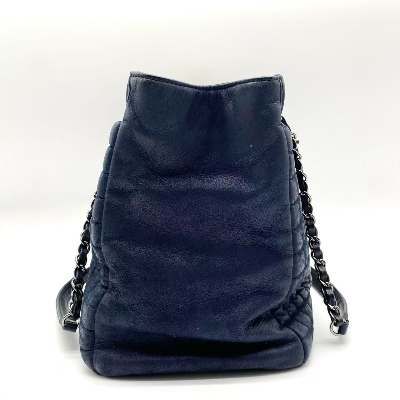 Chanel Bubble Quilted Shopping Tote