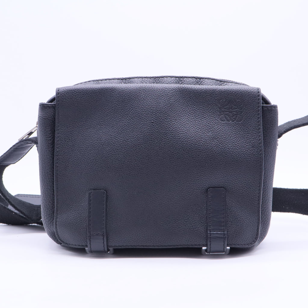 Military Messenger Bag Leather XS Twins