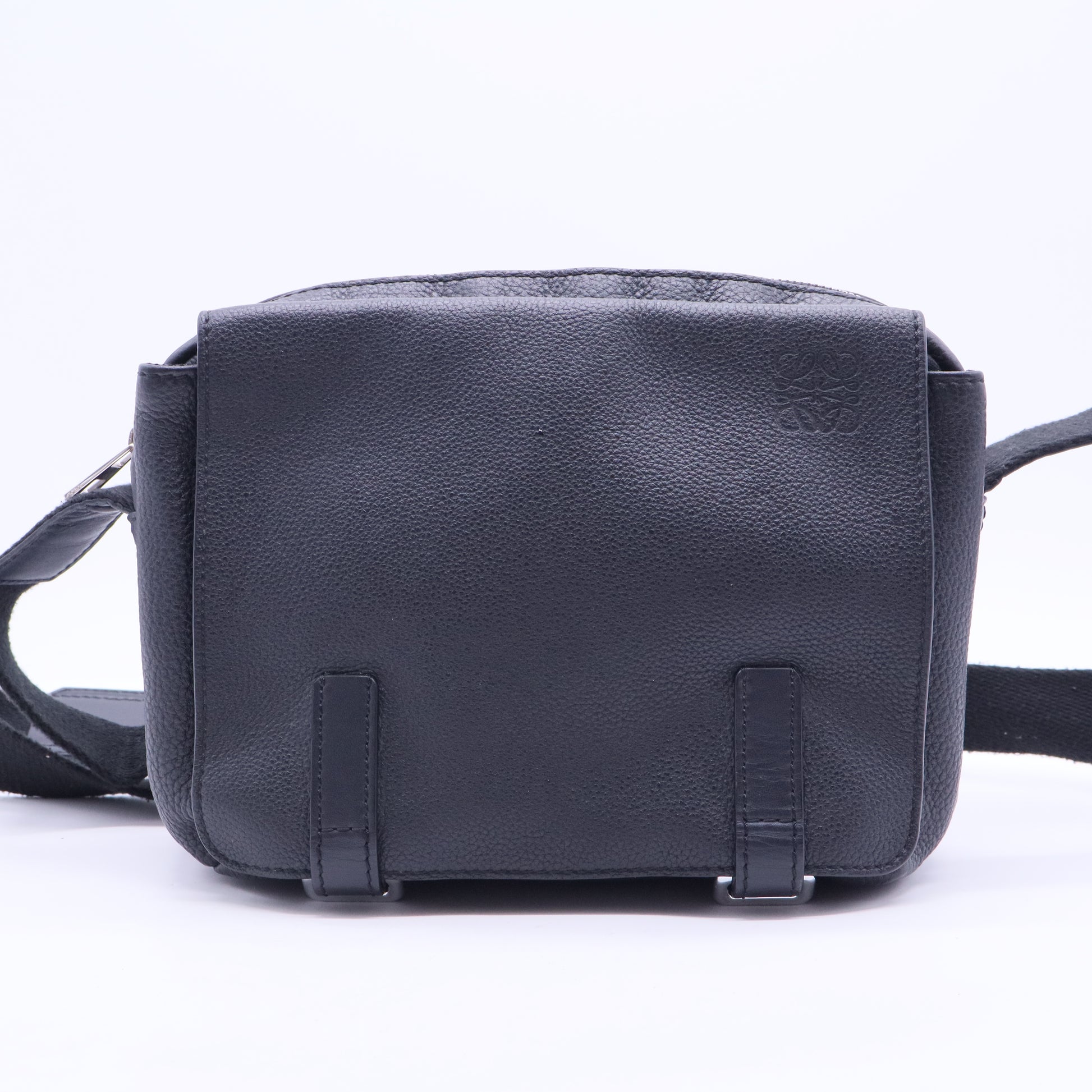 Military Messenger Bag Leather XS Twins