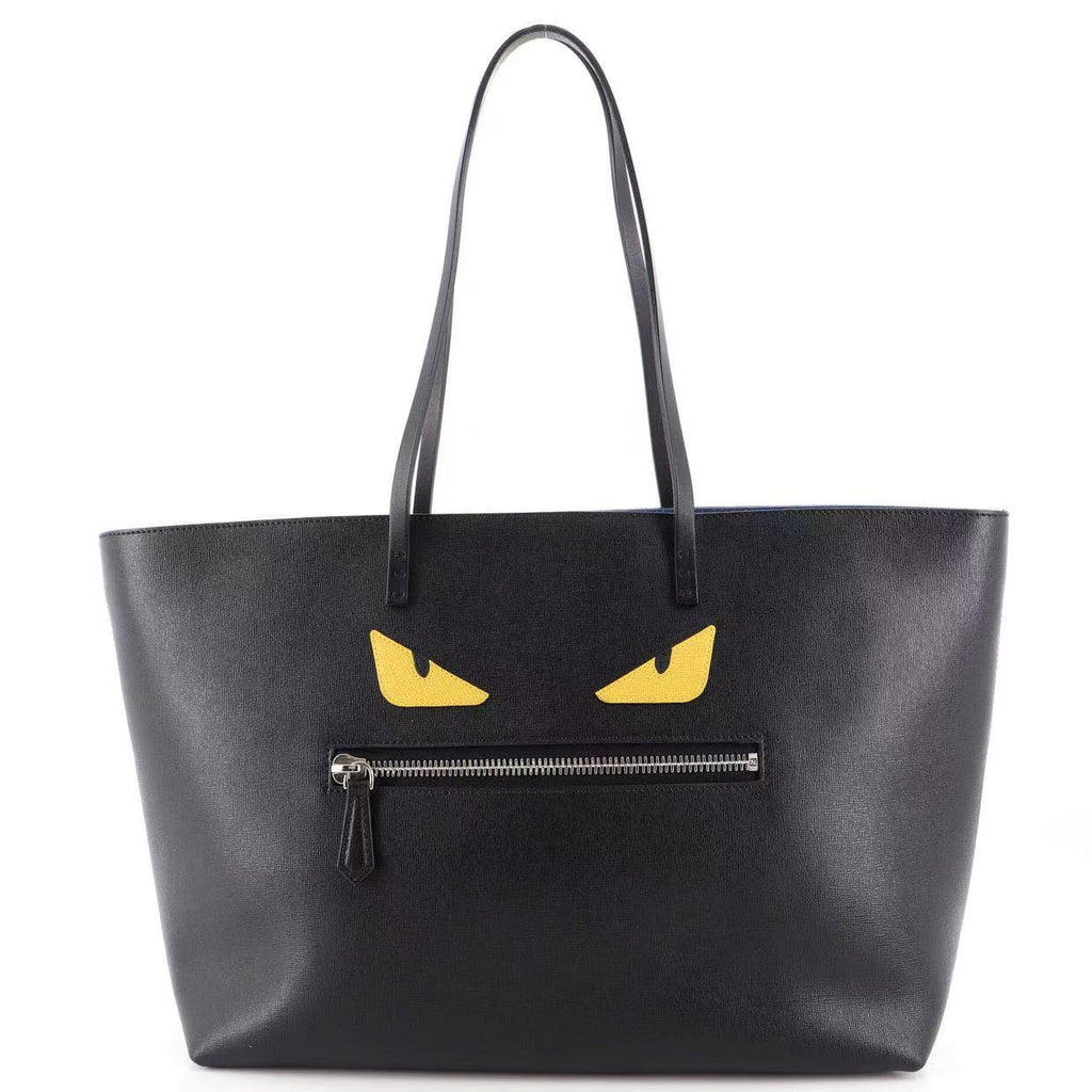 Monster Roll Tote Leather Medium Twins