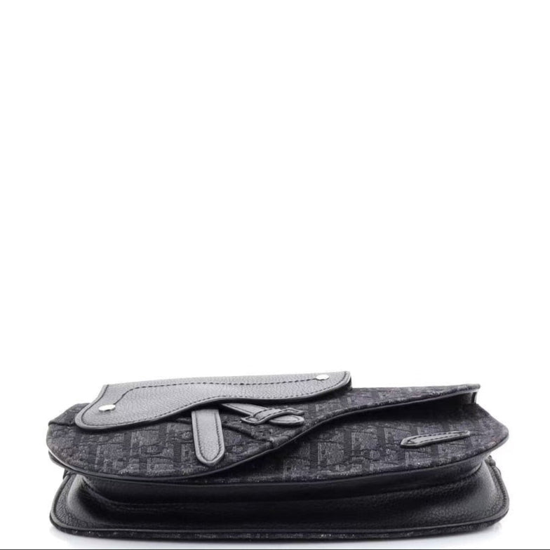 Saddle Messenger Pouch Oblique Canvas Twins