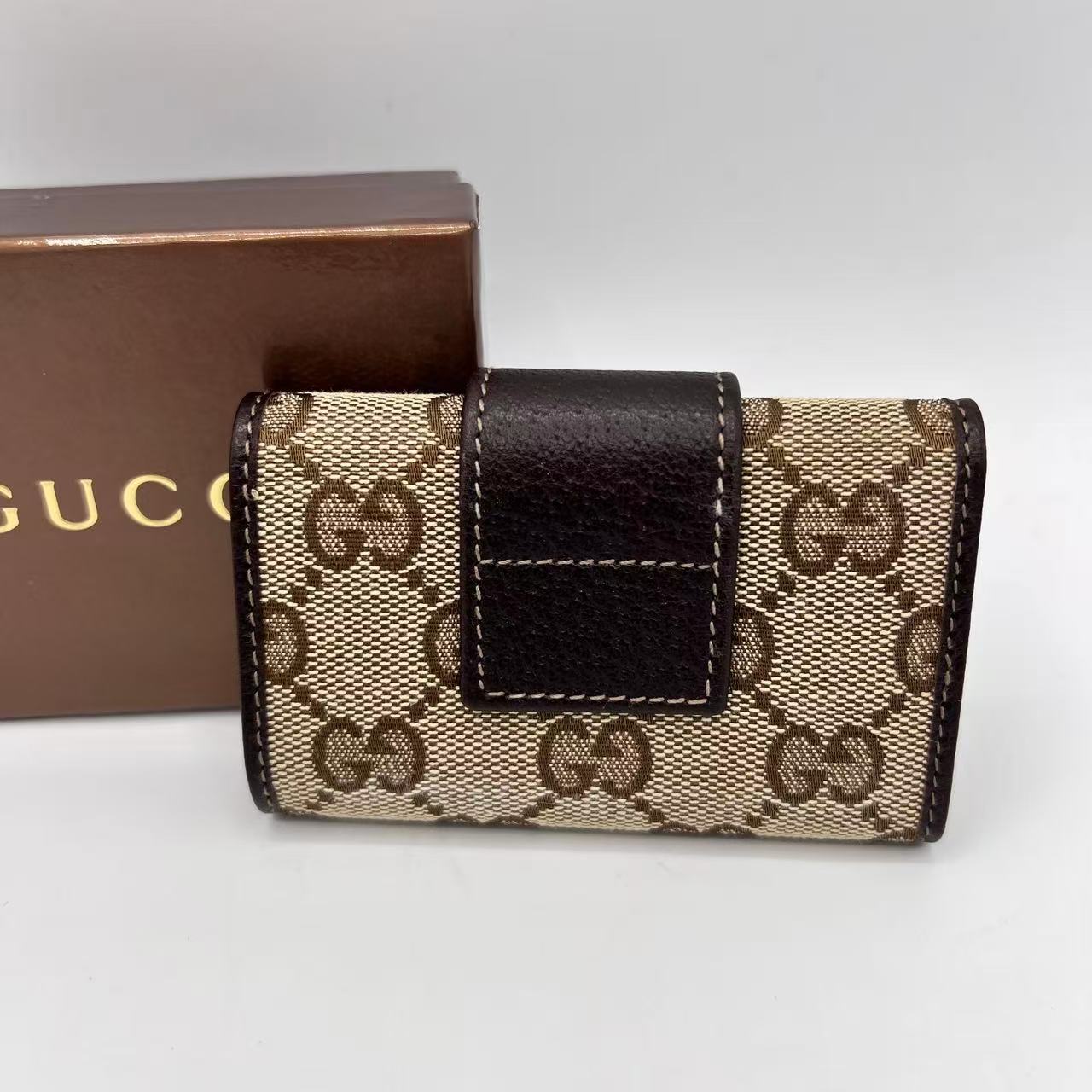 Horsebit Guccissima Canvas 6 Key Holder