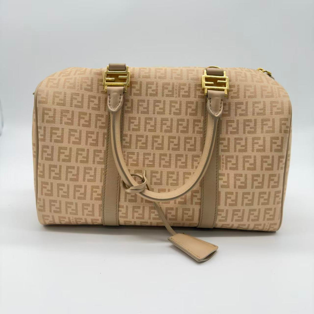 Fendi Canvas Handbag Twins B22284