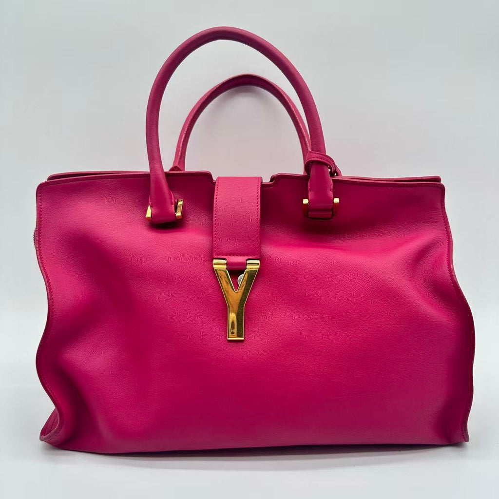 Leather Y Cabas Small
