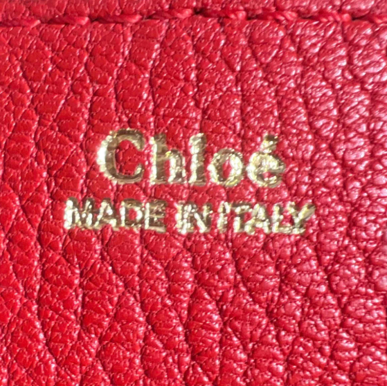 Grained Lambskin Drew Shoulder Bag Plaid Red B24766