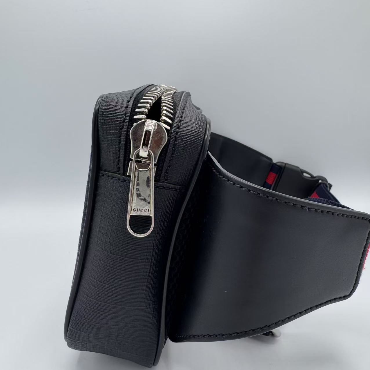Gucci- Soft GG Supreme Monogram Web Belt Bag