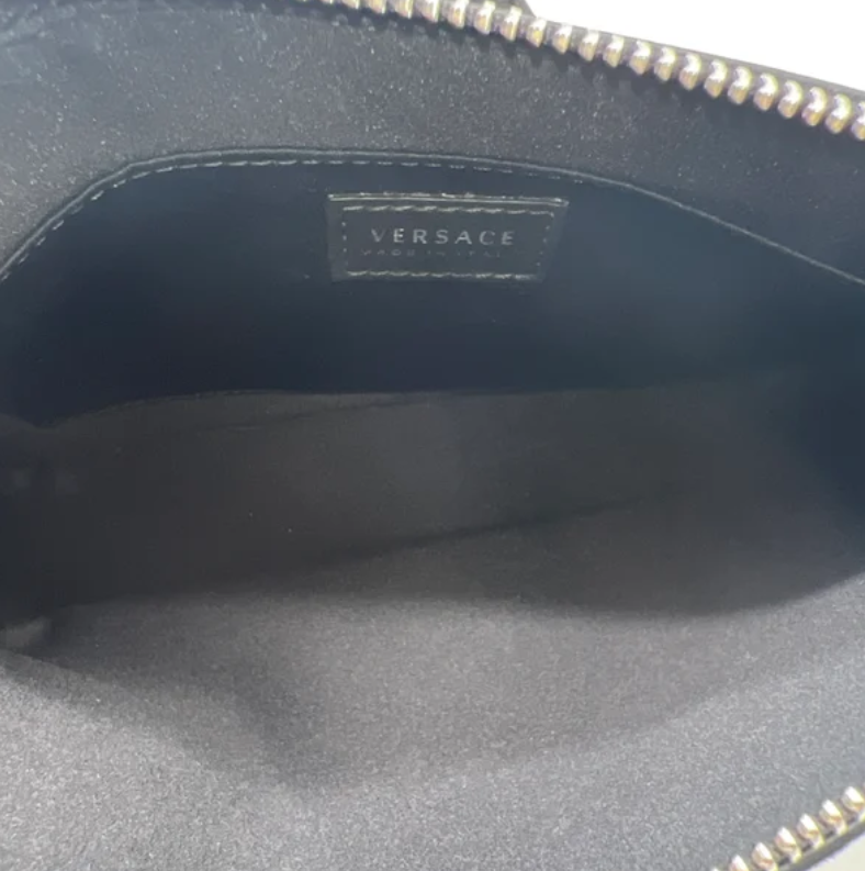 Versace Palazzo Strass Crystal Medusa Clutch Pouch Bag B24073