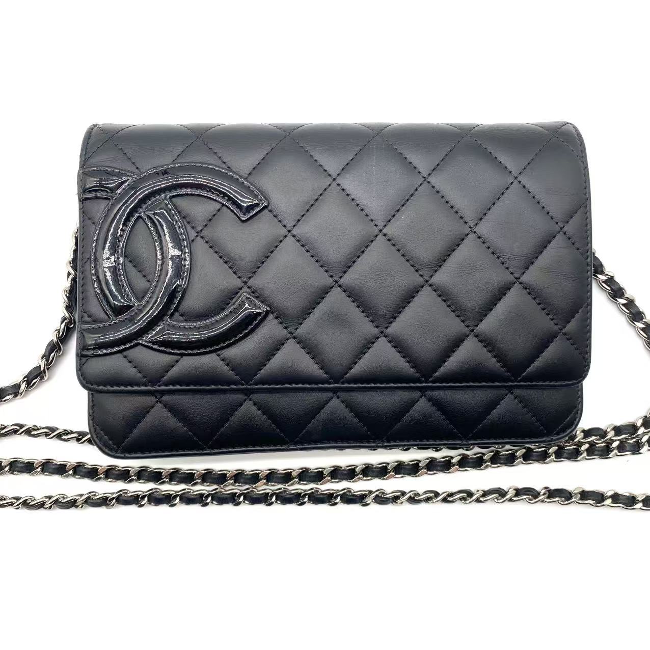 Wallet On Chain Cambon leather crossbody bag