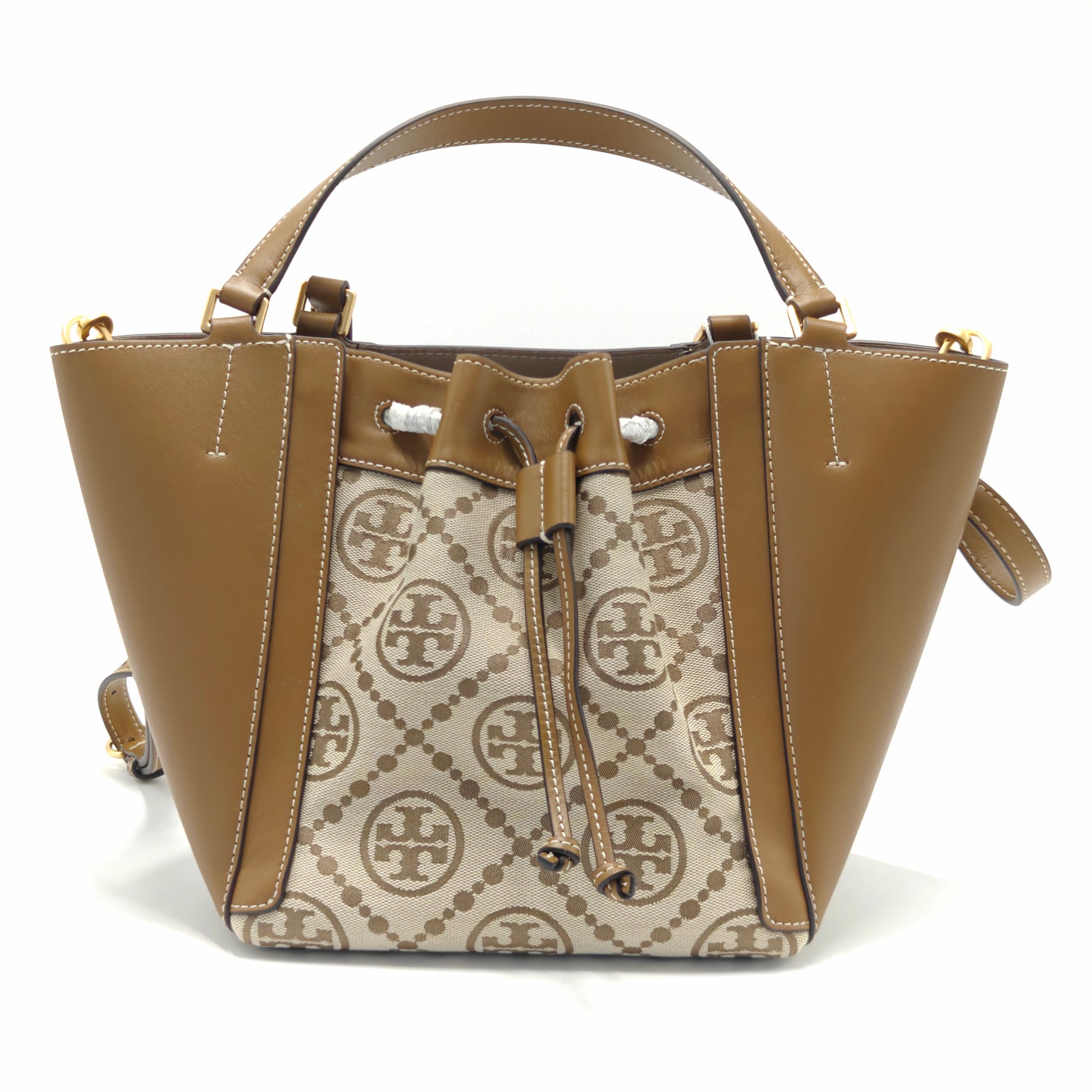 McGraw T Monogram Dragonfly Bucket Tote Bag Twins