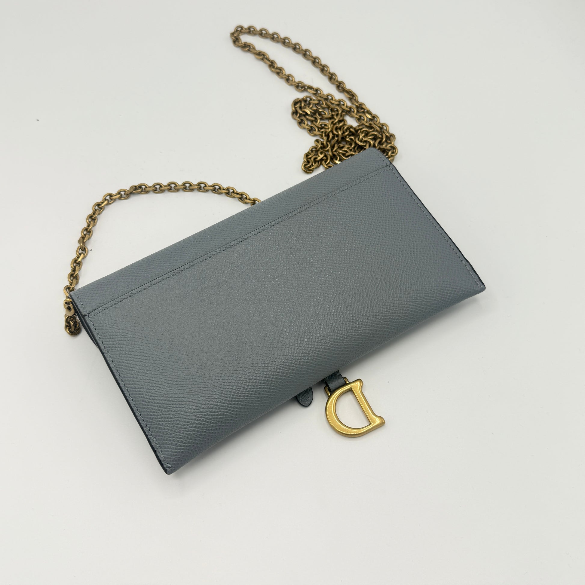 Saddle Chain Wallet Leather