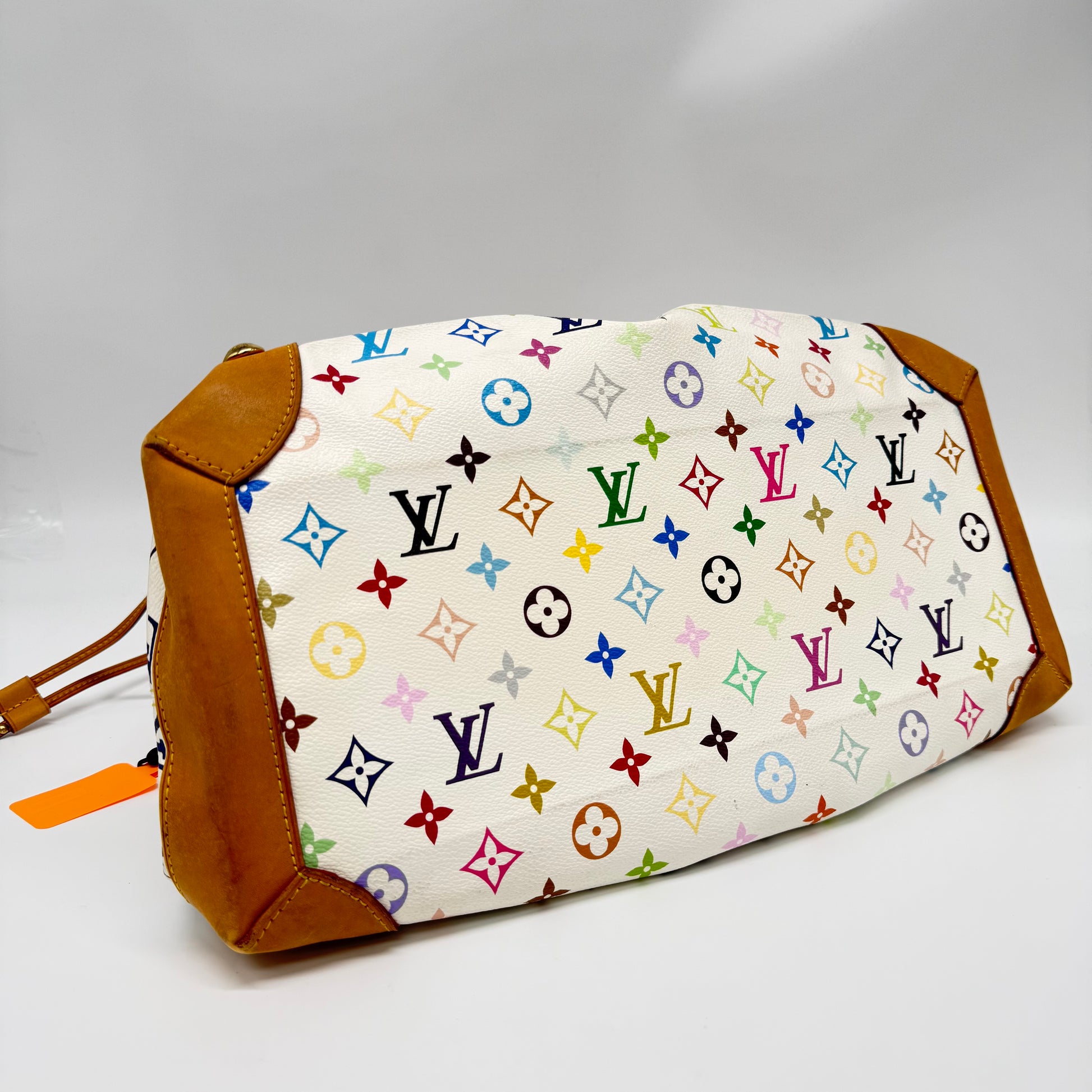 Louis Vuitton Ursula White Multicolor Monogram Handbag LDZ135