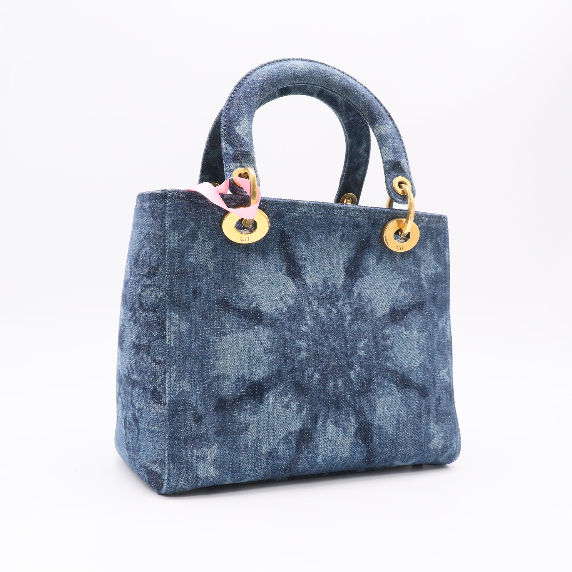 Lady Dior Bag KaleiDiorscopic Denim Medium Twins LDJ5216