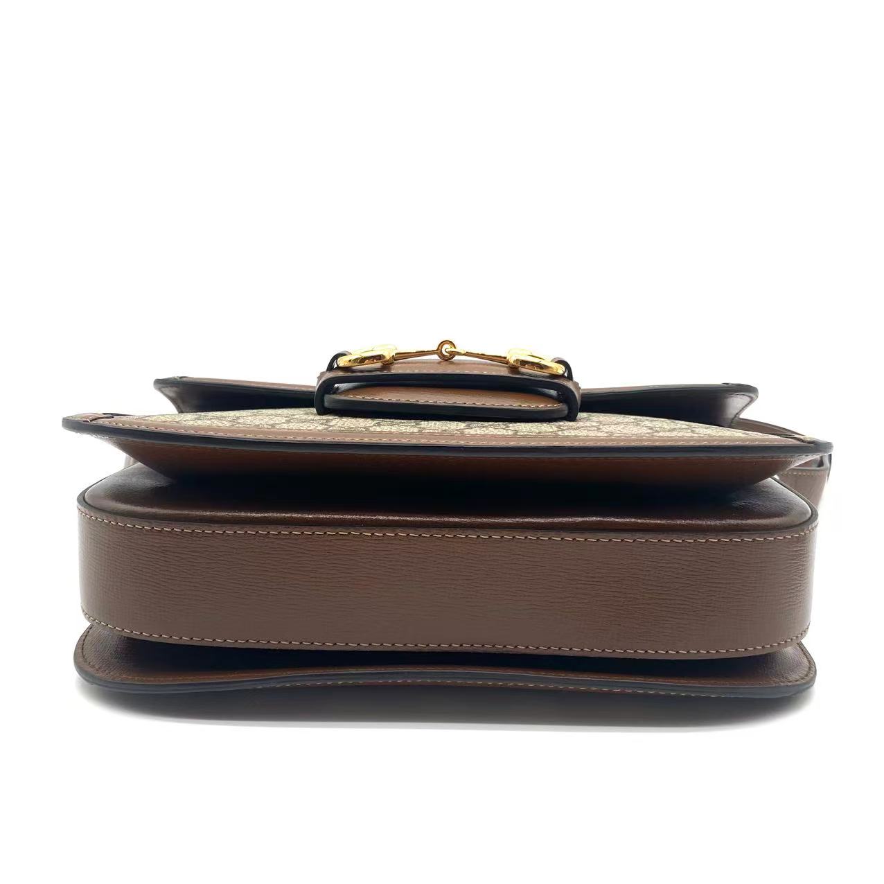 GG Supreme brown Horsebit 1955 medium shoulder bag