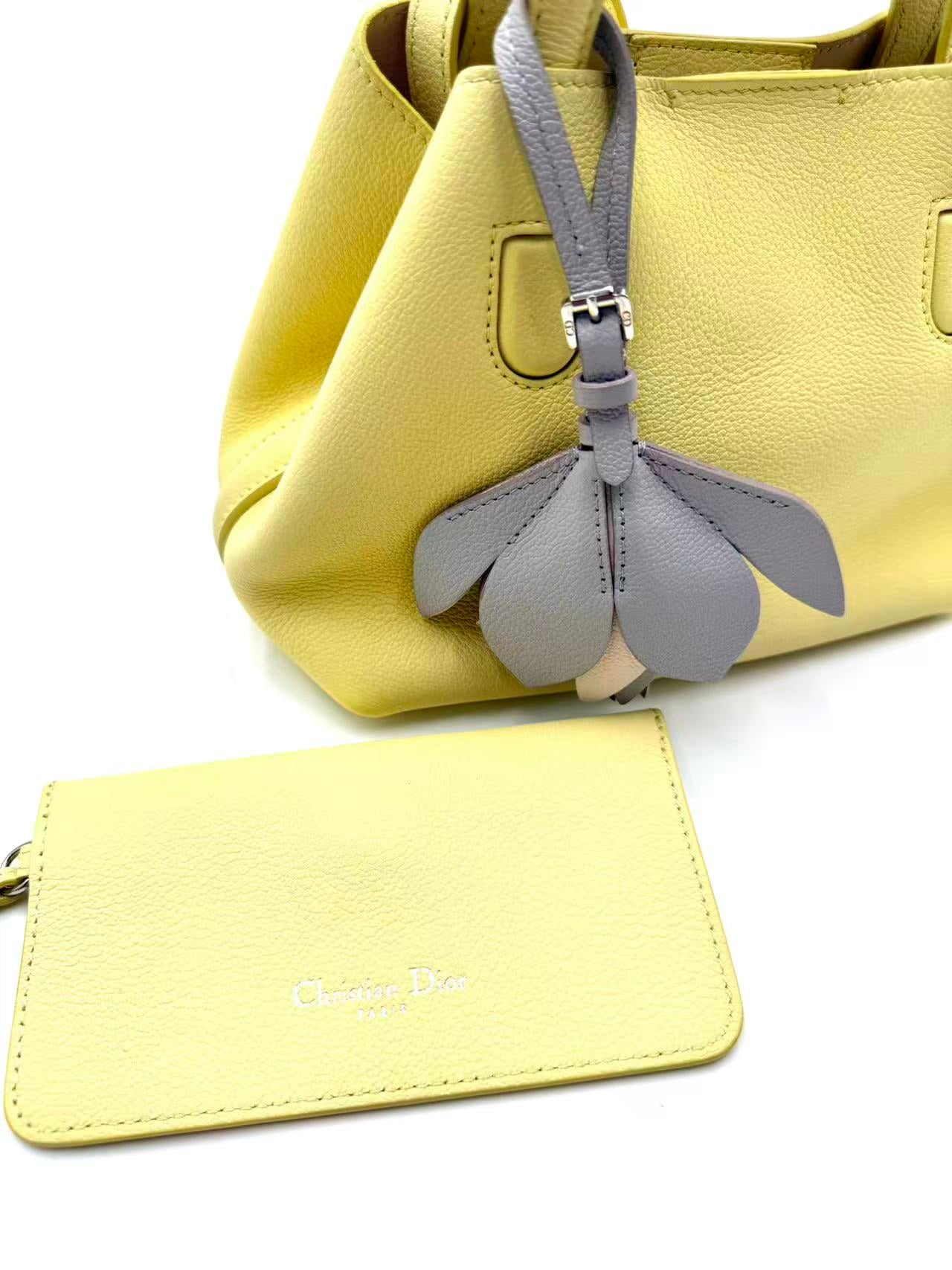 Dior Yellow Petal Bucket Bag