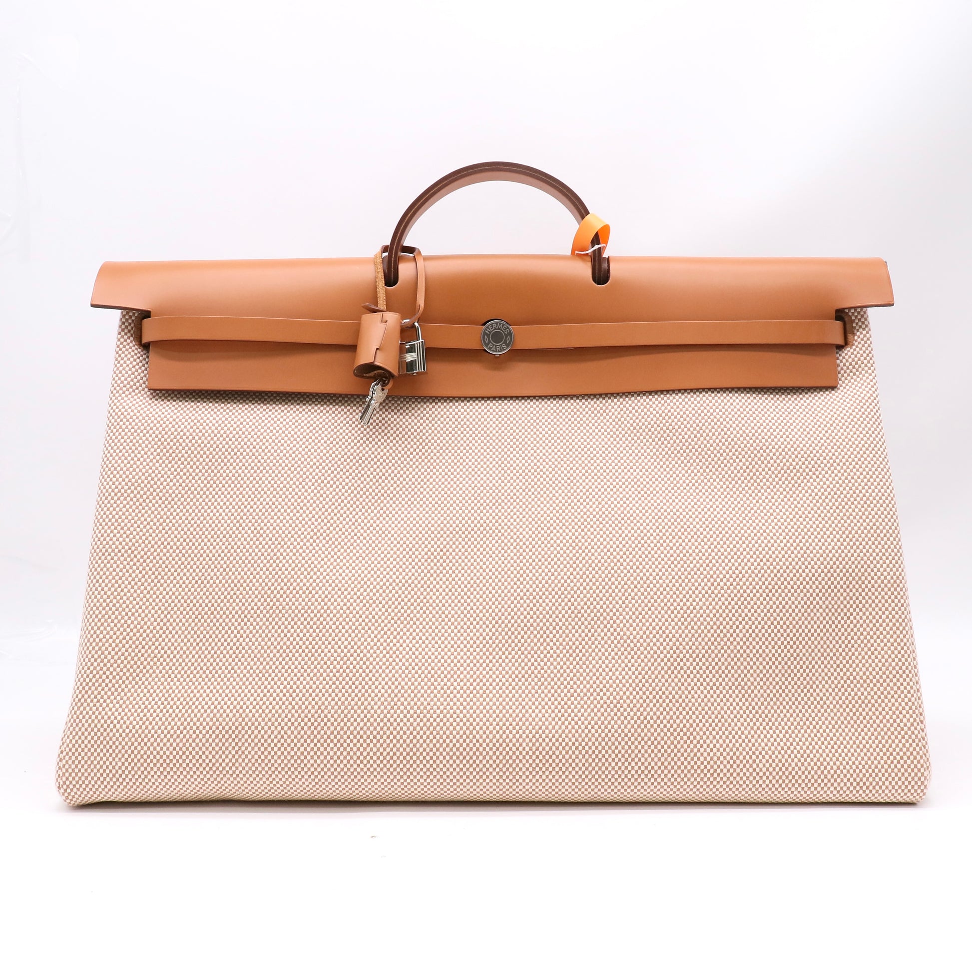 Hermès Toile GM Herbag Zip Cabine 50 twins LDZ882