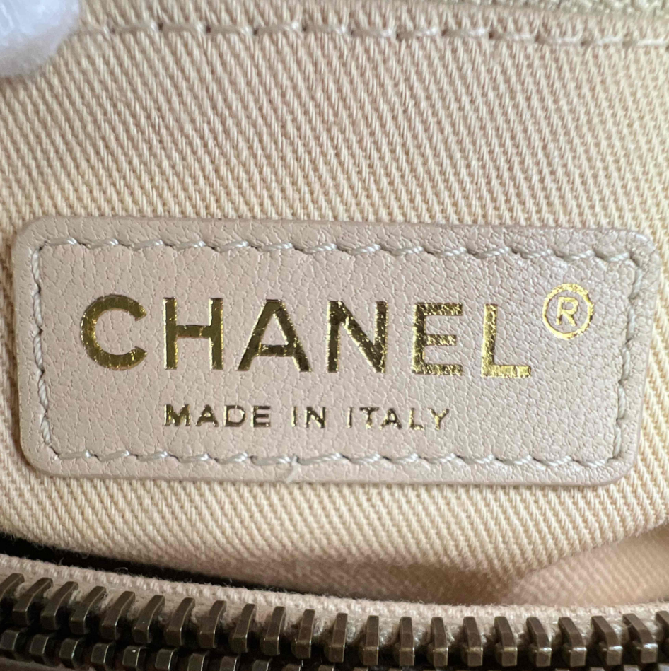 Chanel Quilted Boy Front Pocket Shopping Tote Bag B24310