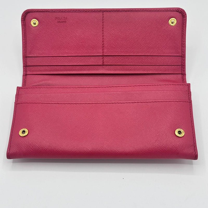 Continental Wallet Saffiano Leather Long