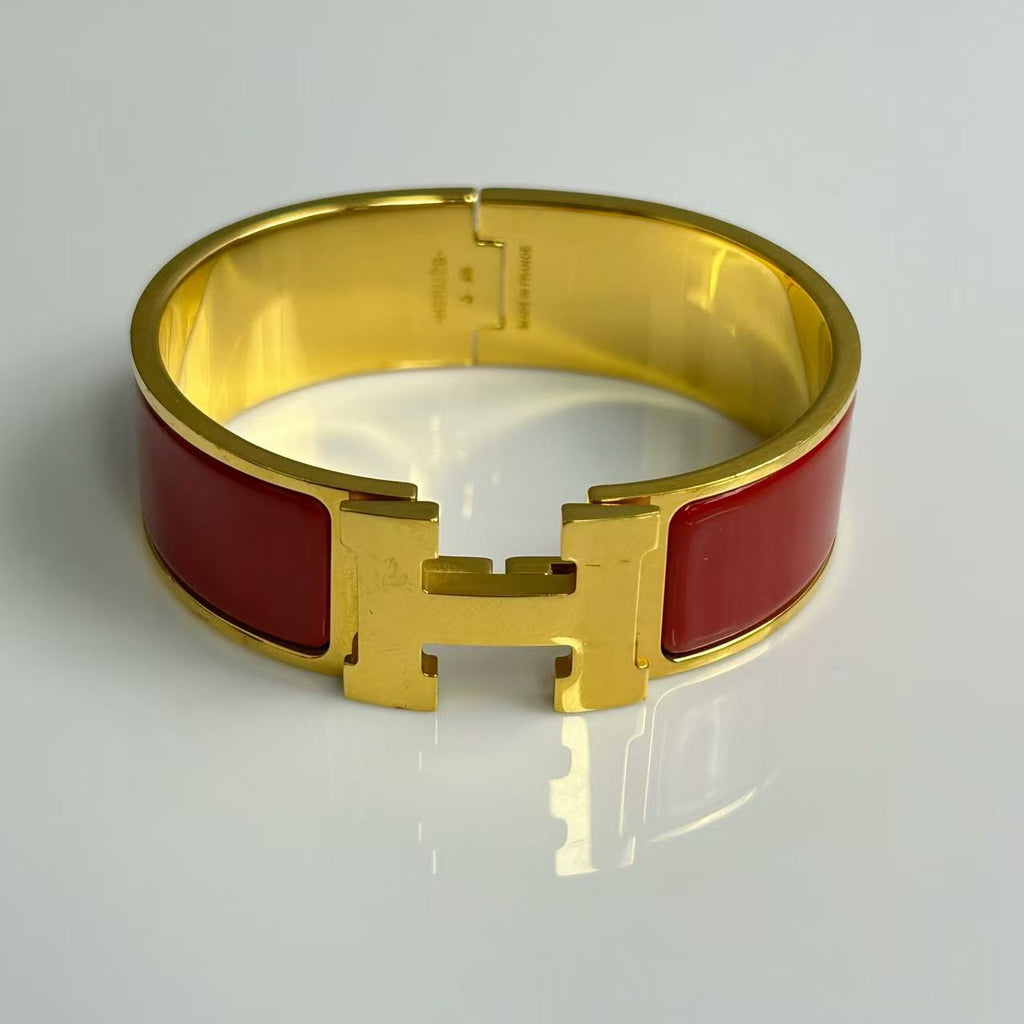 Clic H Bracelet Enamel Wide Twins LDJ3802
