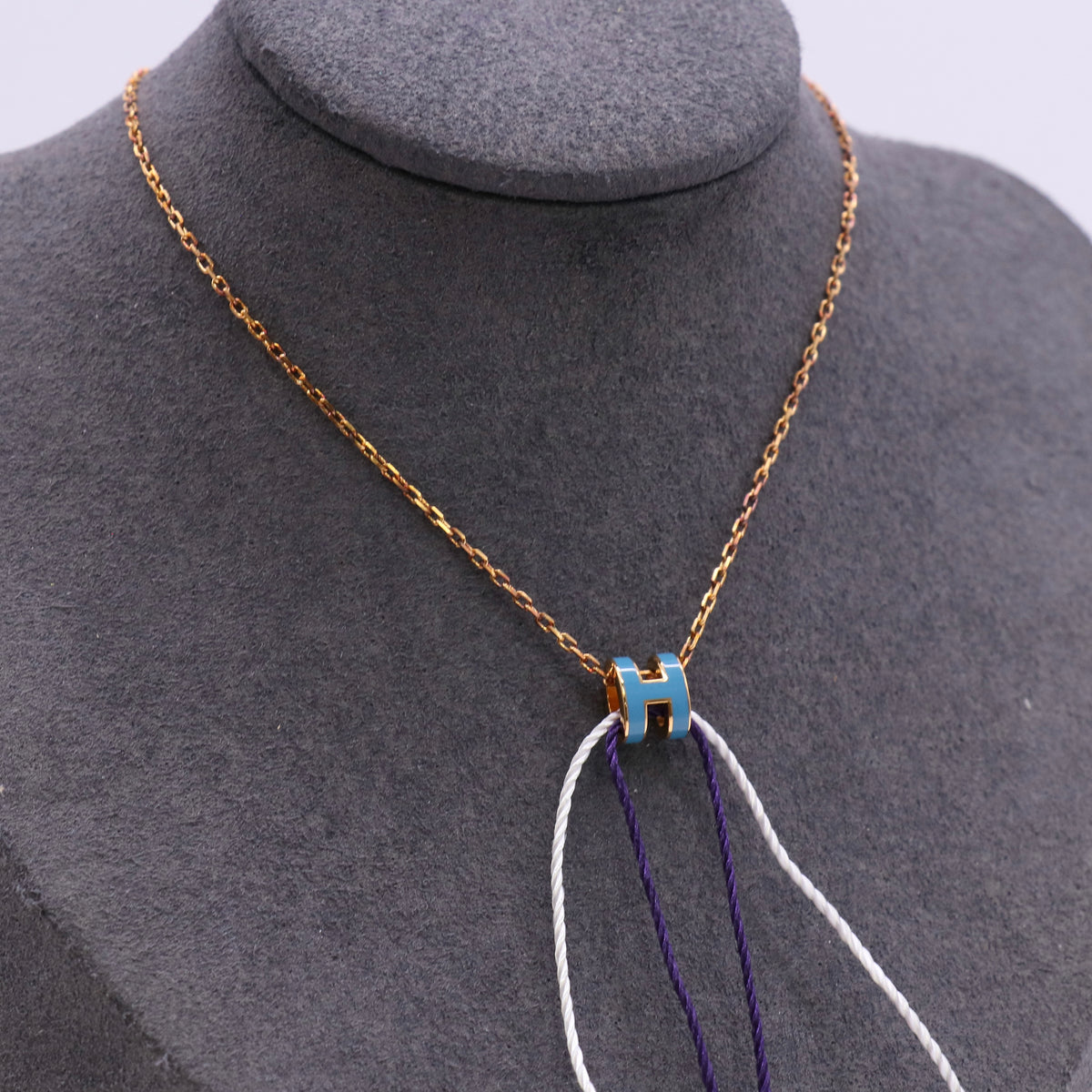 Hermes Pop H Pendant Necklace twins LDZ1509