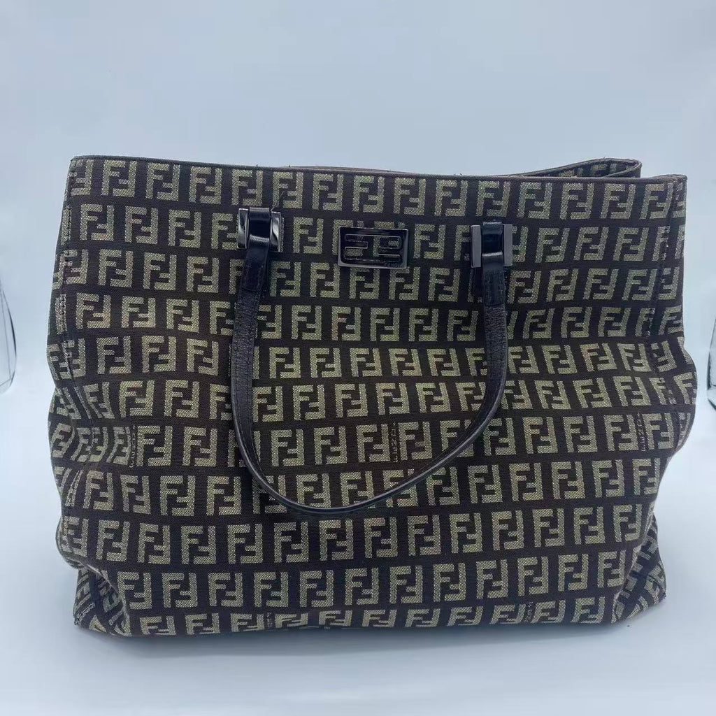 /Brown Zucchino Canvas Tote Bag