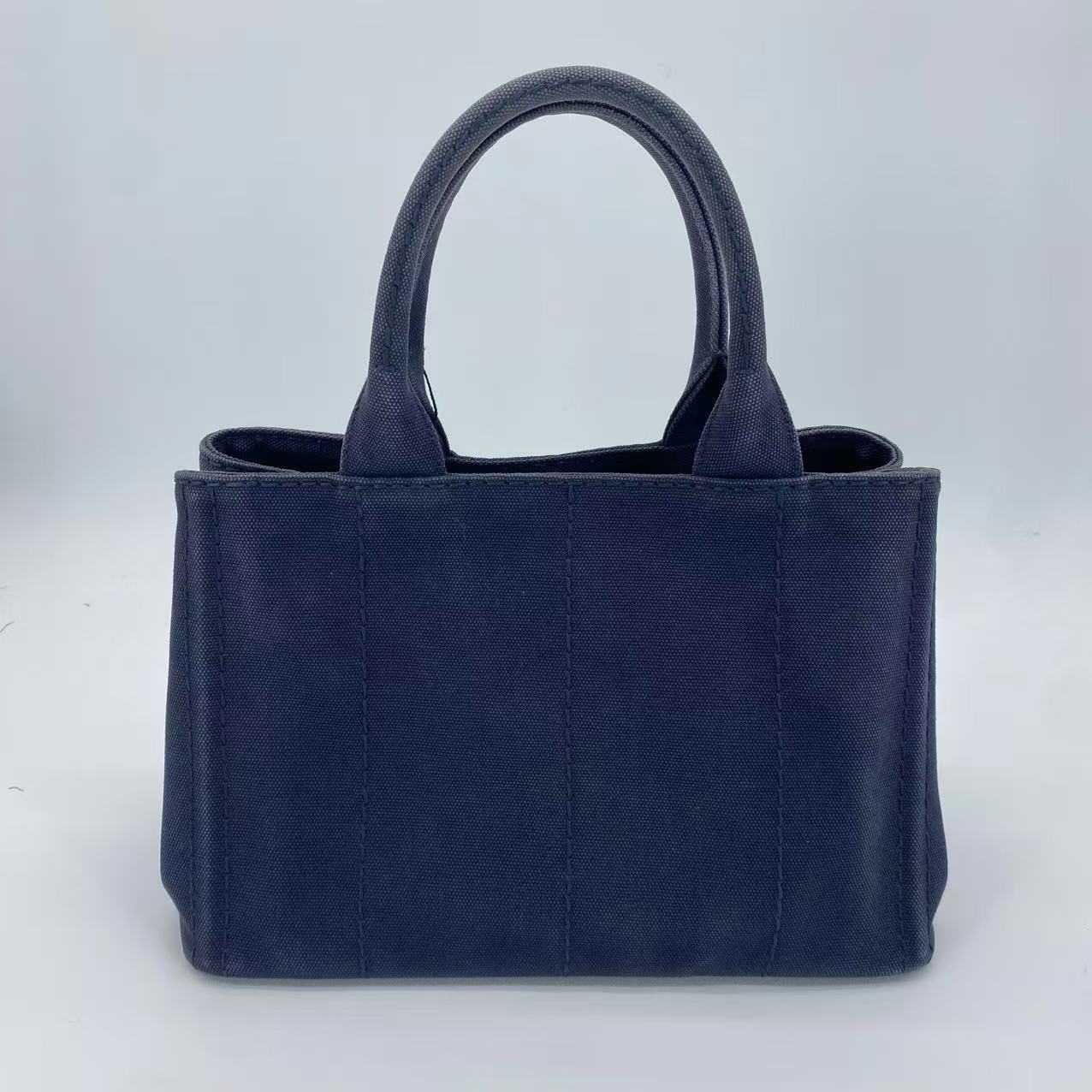 Canapa Denim Tote Bag Dark Blue