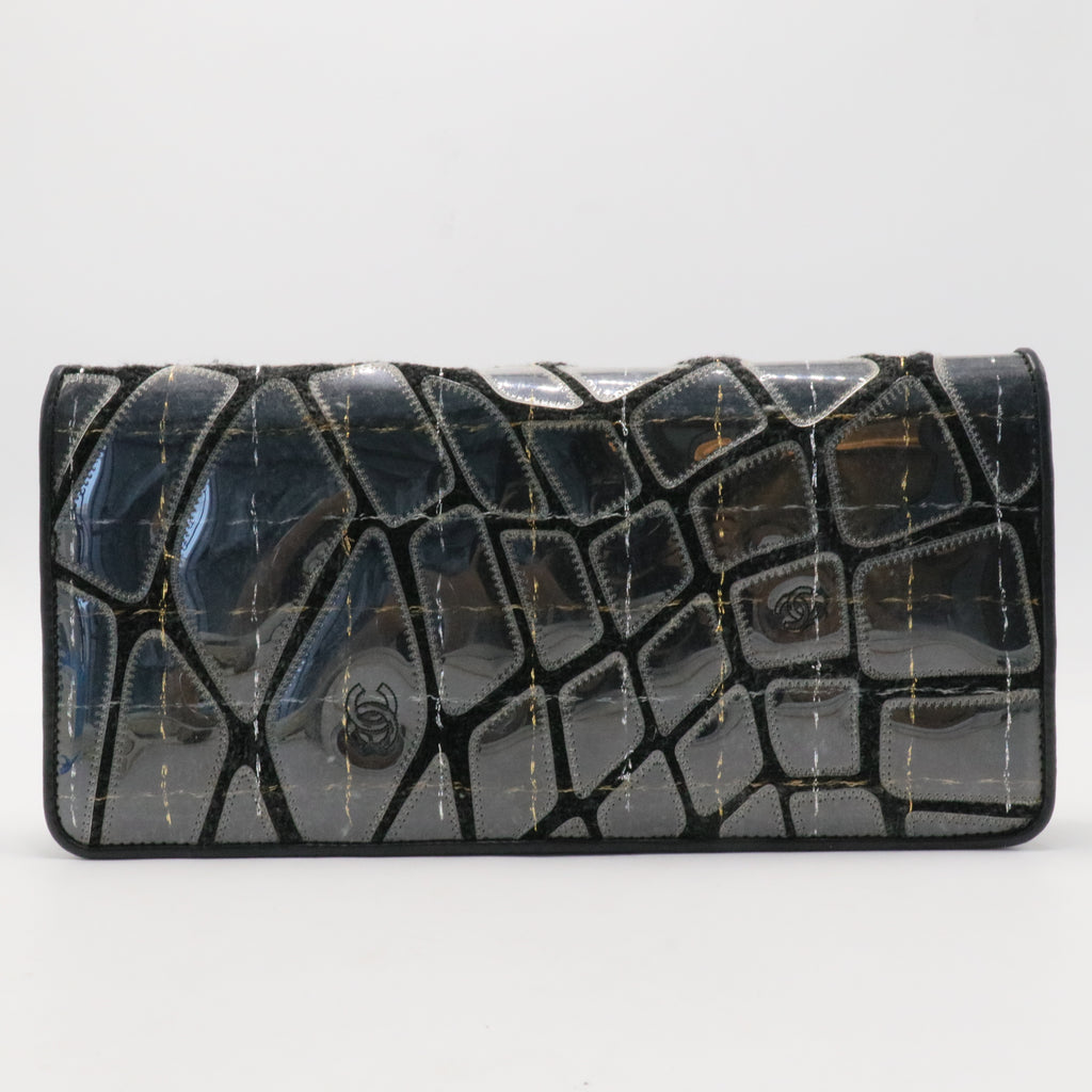 Wool Embellished East/West Flap Shoulder Bag Twins