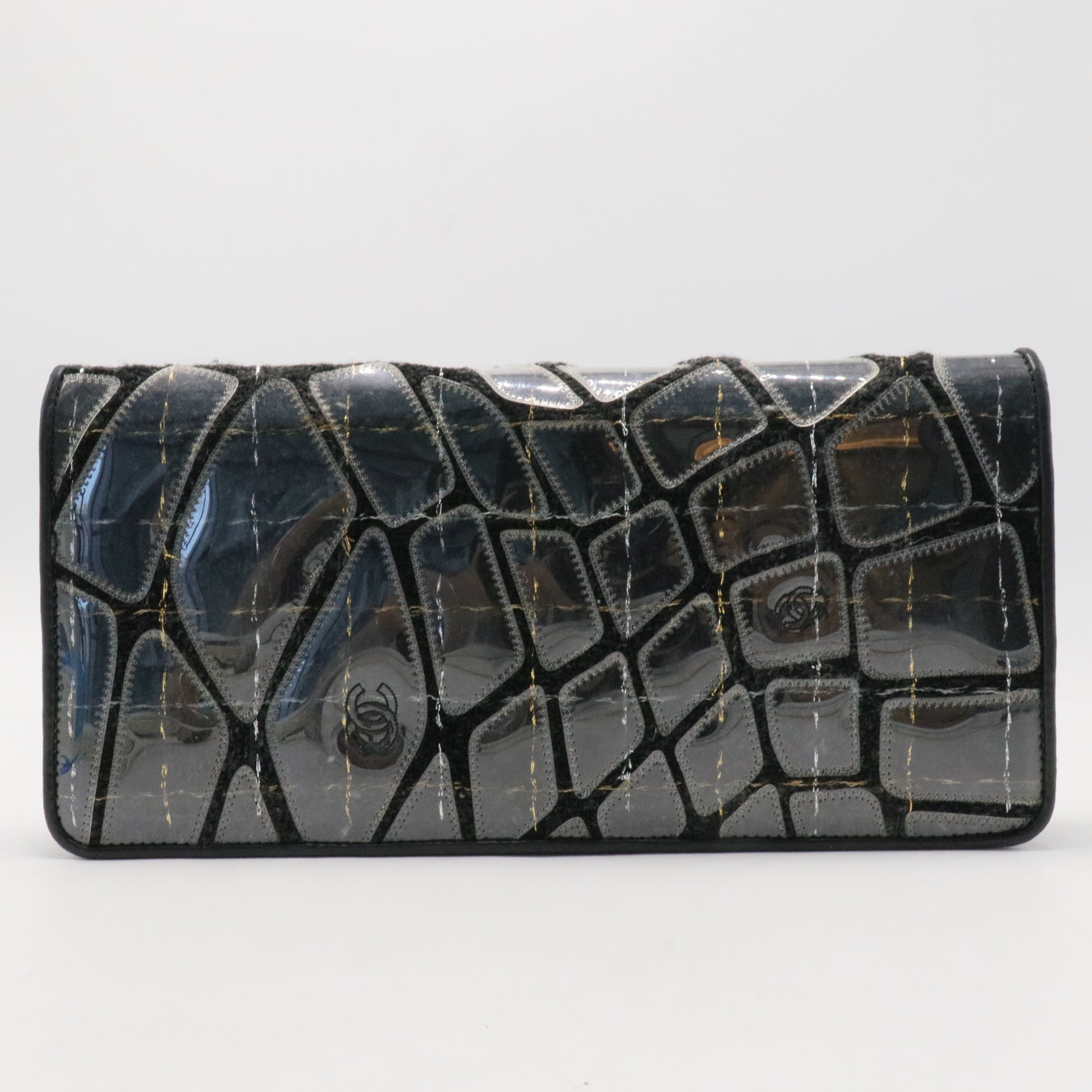 Wool Embellished East/West Flap Shoulder Bag Twins