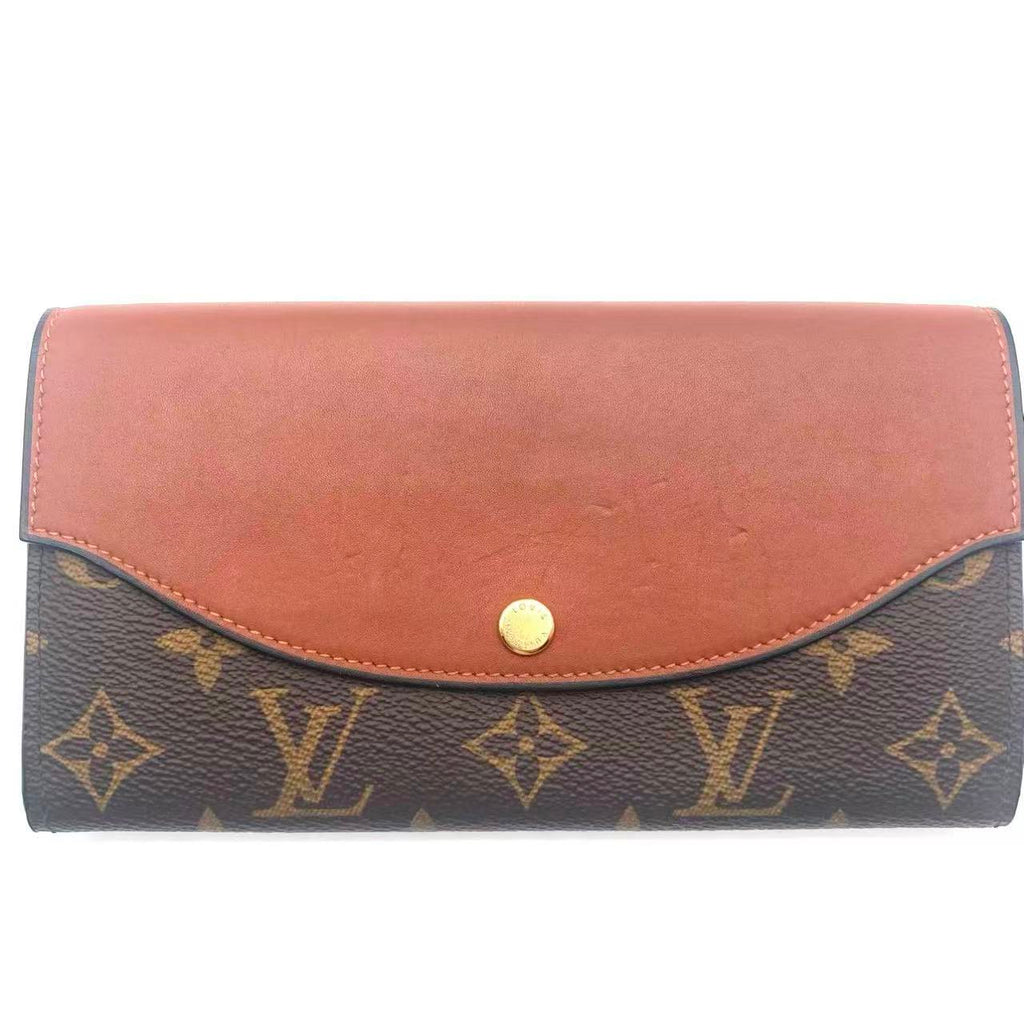 Sarah Tuileries Wallet Monogram Canvas and Leather