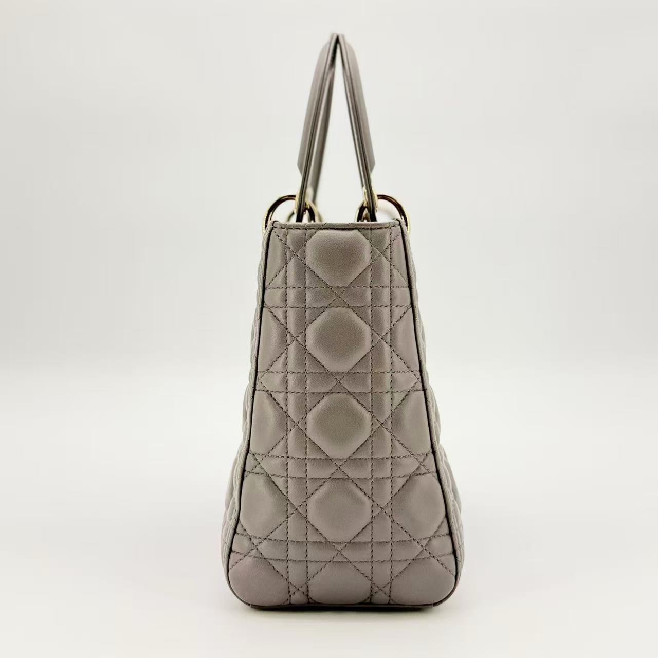 Lady Dior Bag Cannage Quilt Lambskin Medium