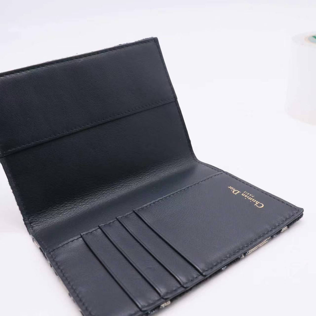 Christian Dior 30 Montaigne Dahlia Wallet Canvas twins LDJ5413