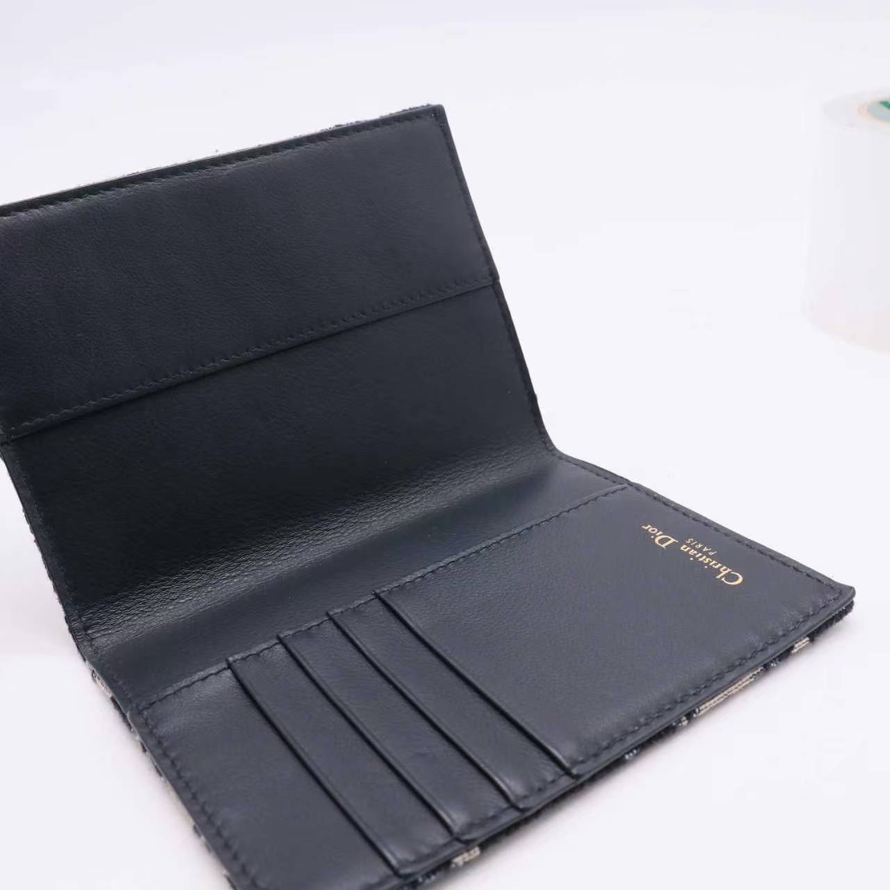 Christian Dior 30 Montaigne Dahlia Wallet Canvas twins LDJ5413