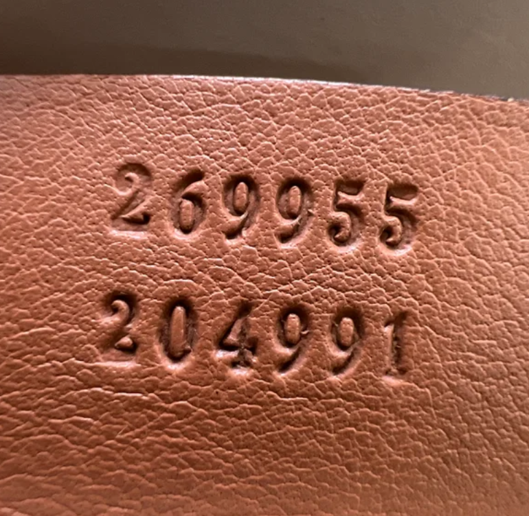 Brown Guccissima Leather Heart Bit Satchel B23984