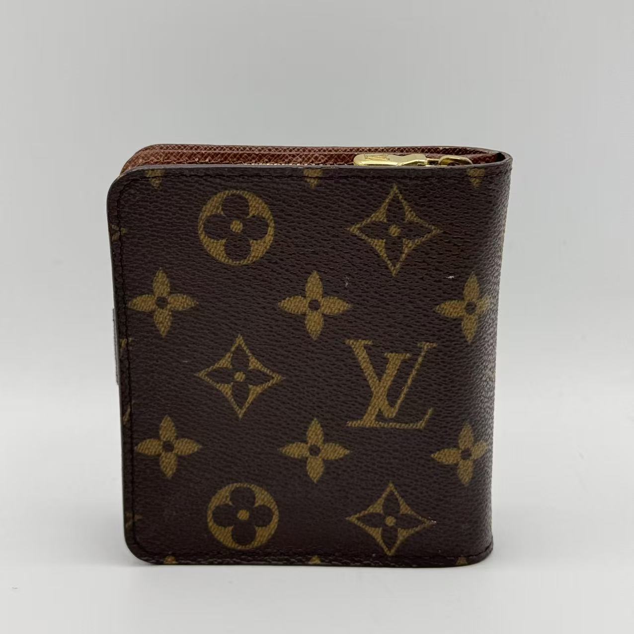 Compact Zippe Wallet Monogram Canvas