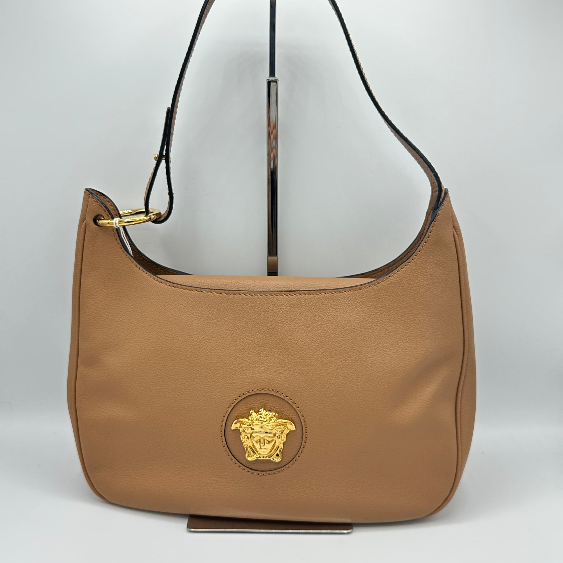 Versace La Medusa Hobo Leather Medium