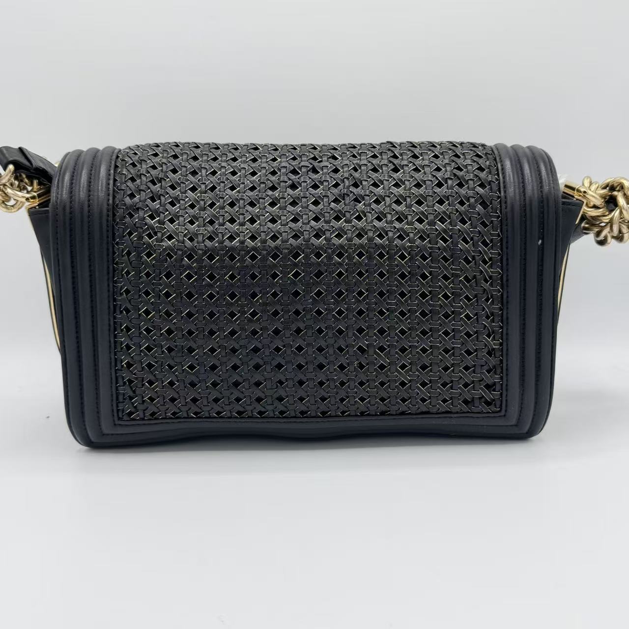 Boy Flap Bag Braided Sheepskin New Medium