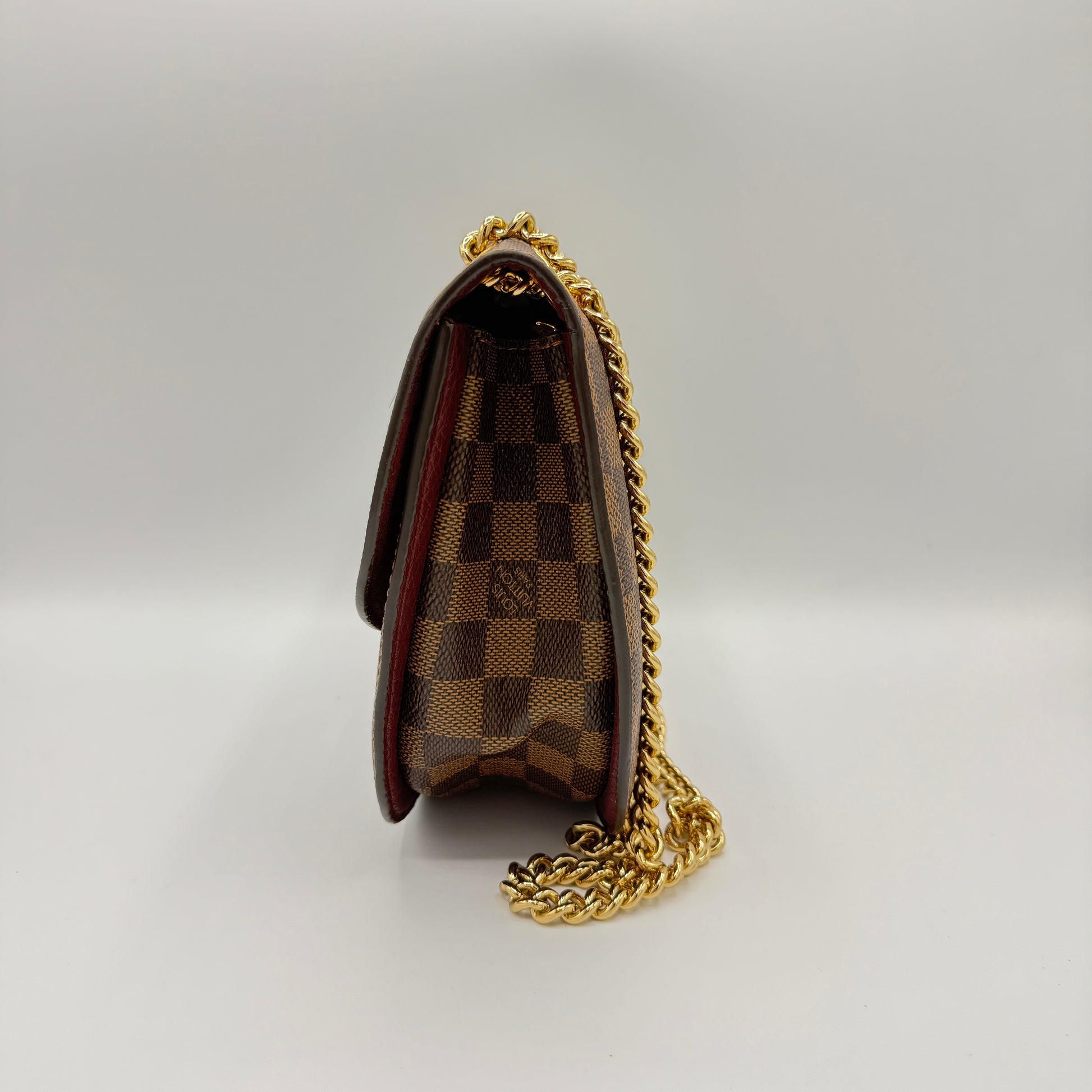 Wight Handbag Damier with Leather
