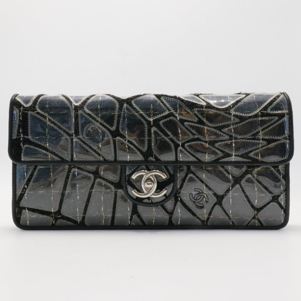Wool Embellished East/West Flap Shoulder Bag Twins