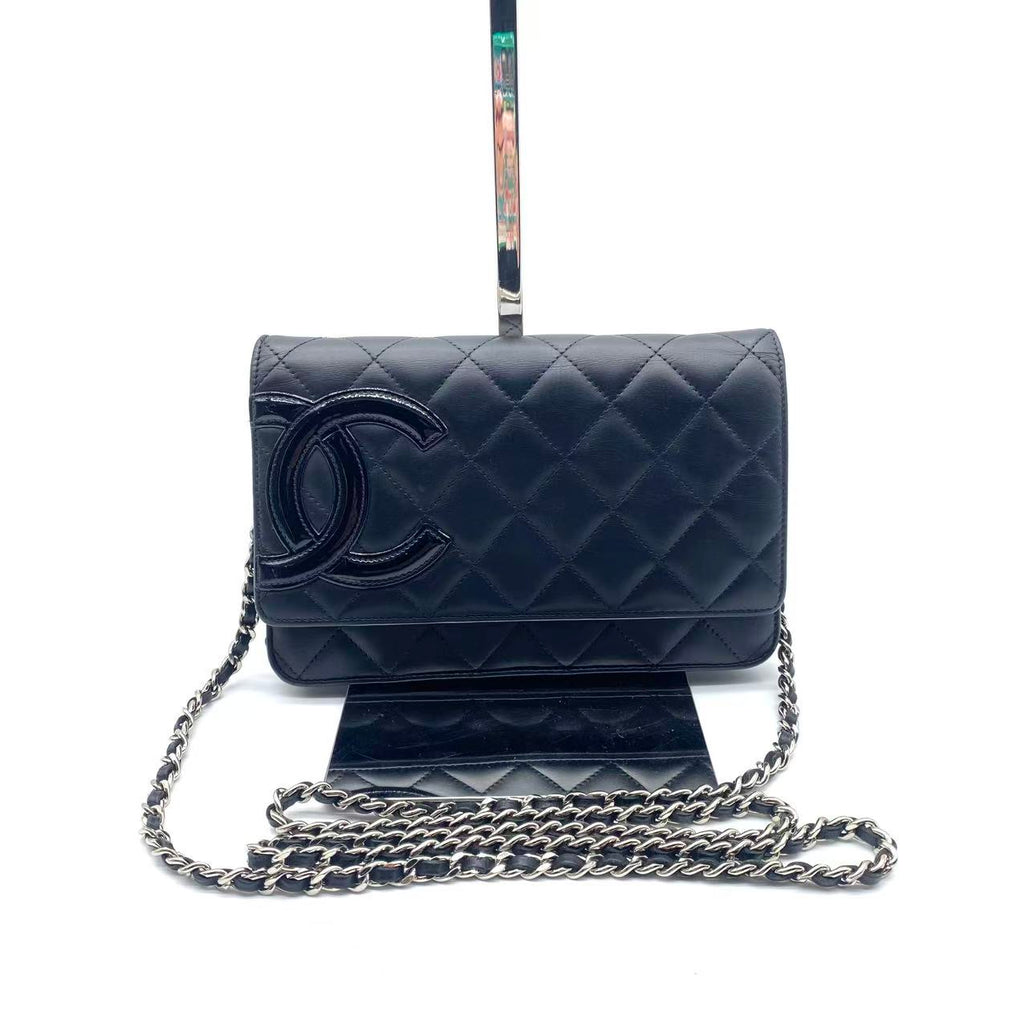 Wallet On Chain Cambon leather crossbody bag