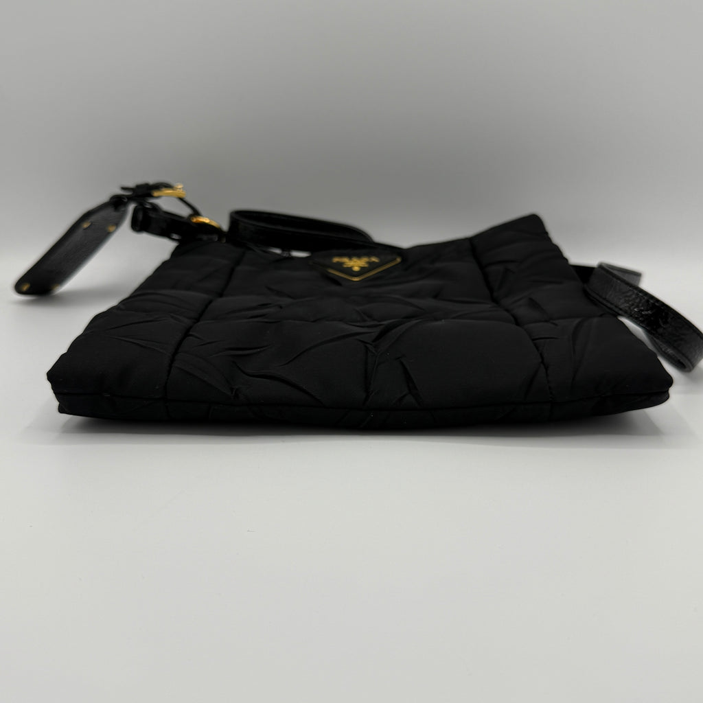Naplak-Trimmed Tessuto Crossbody