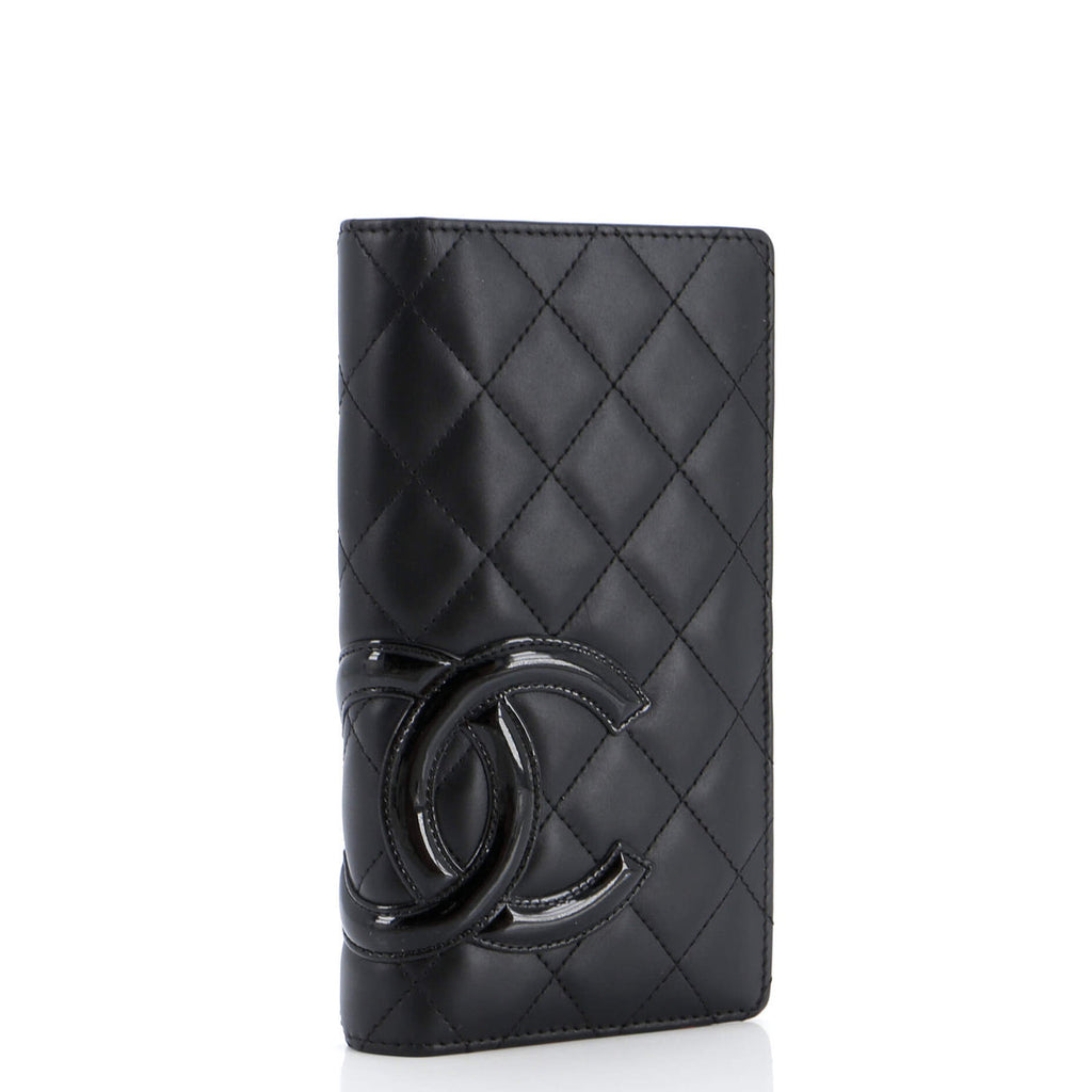 Cambon Bifold Wallet Quilted Lambskin Long