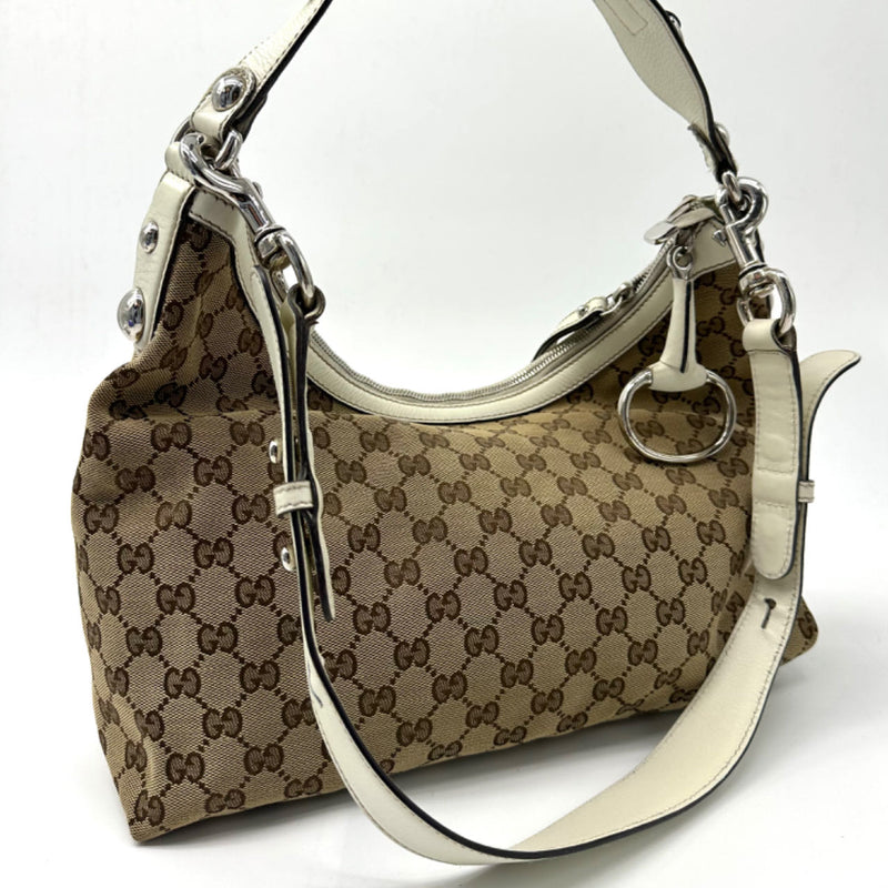 Gucci Britt Cloth Handbag