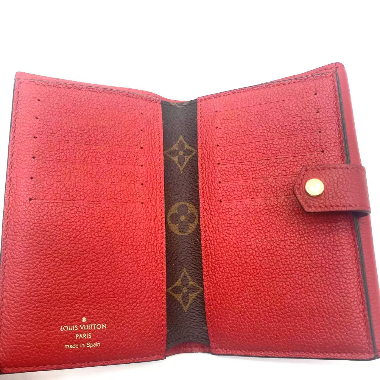 Cerise Monogram Canvas Pallas Compact Wallet