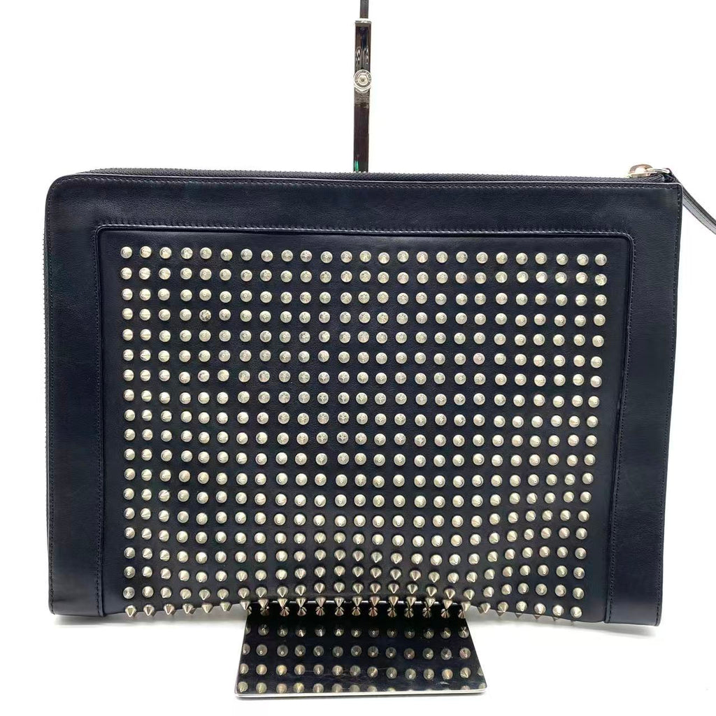 Shoepeaks leather clutch bag