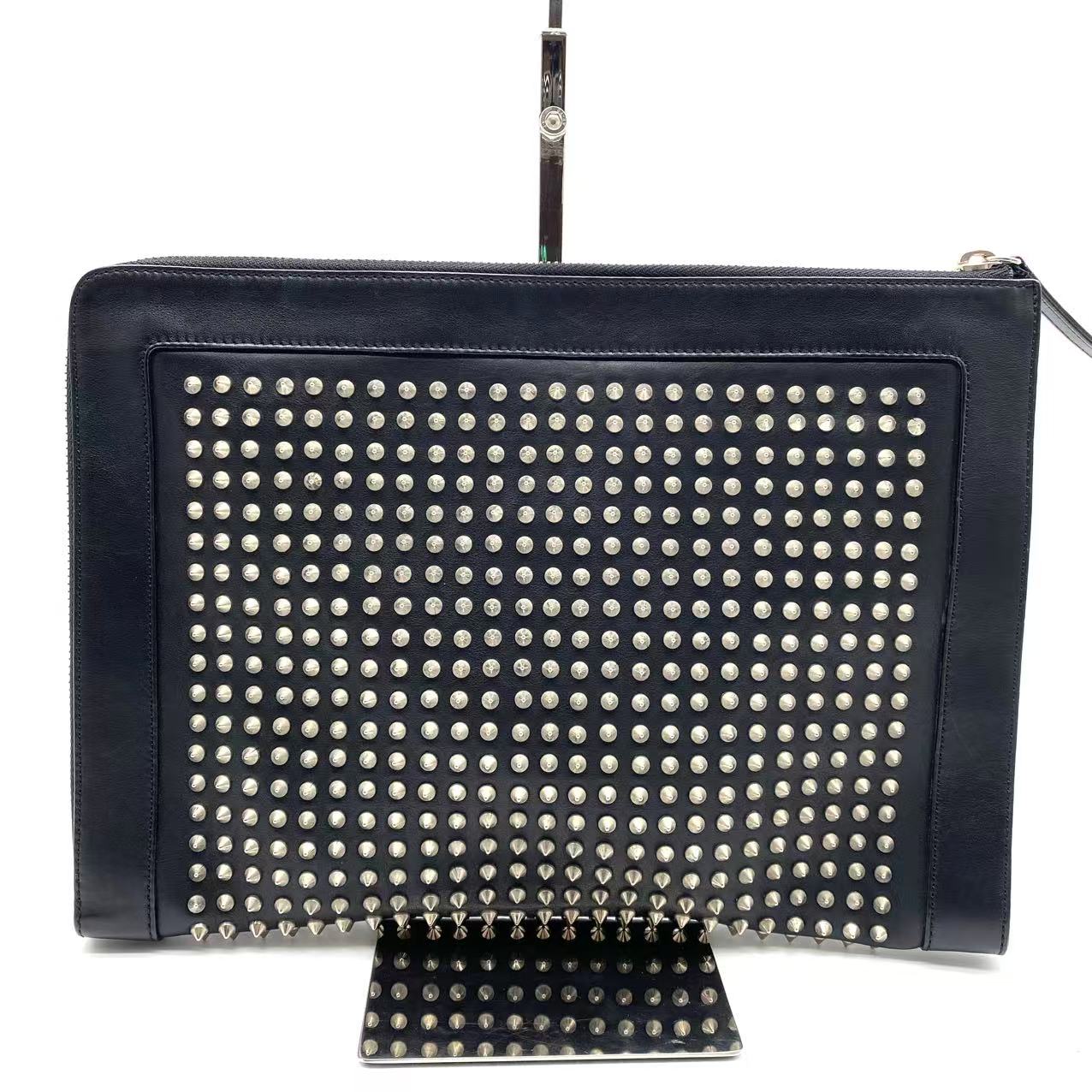 Shoepeaks leather clutch bag