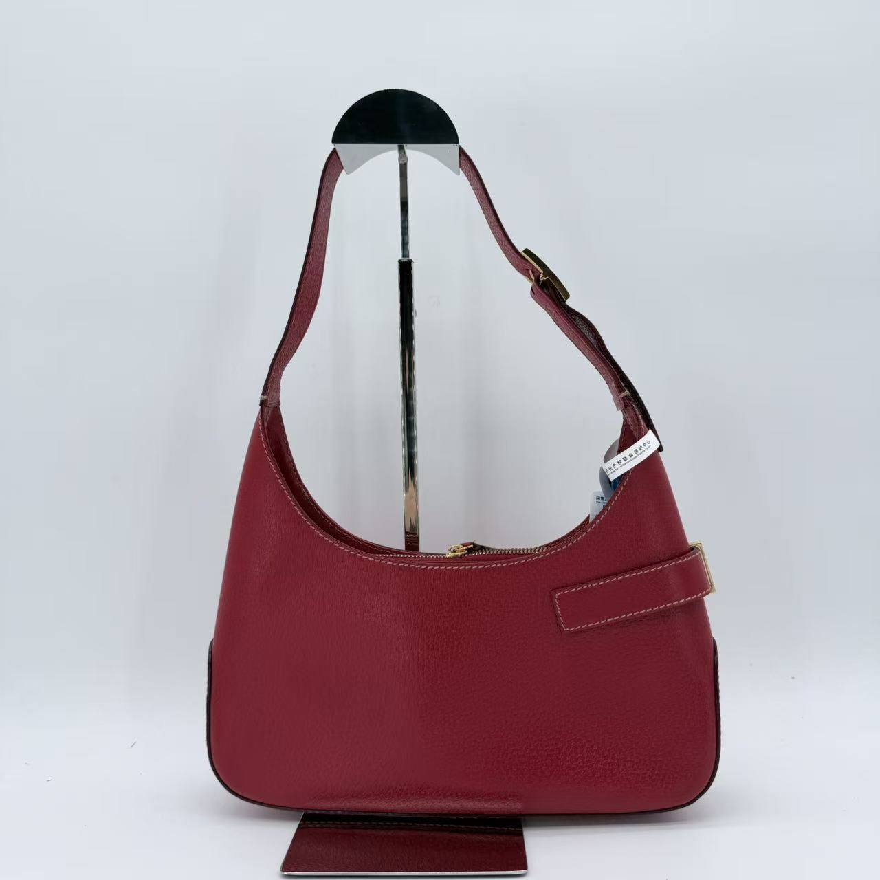 red leather Gancini shoulder bag