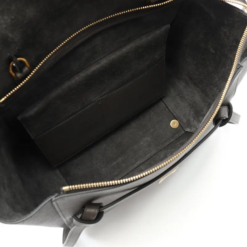 Belt Bag Textured Leather Mini Twins
