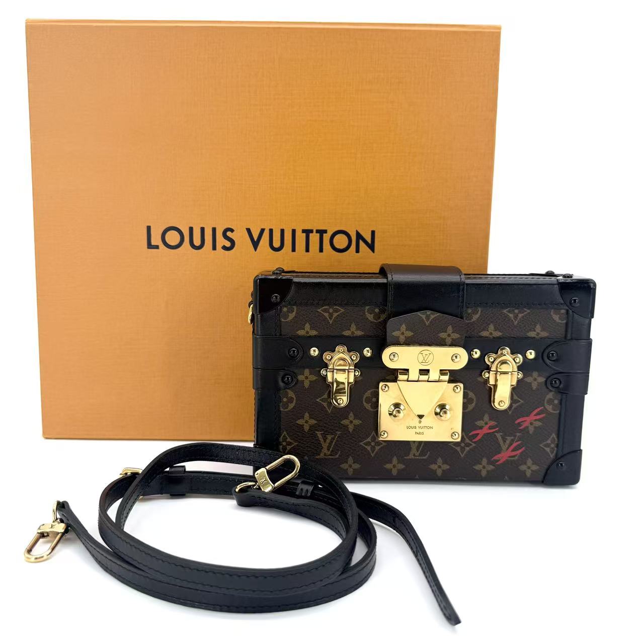 Petite Malle Monogram Black/Brown