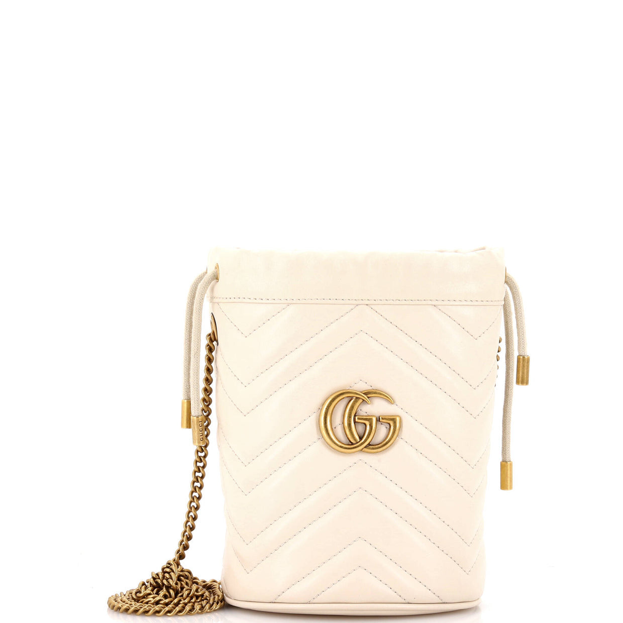 GG Marmont Bucket Bag Matelasse Leather Mini Twins