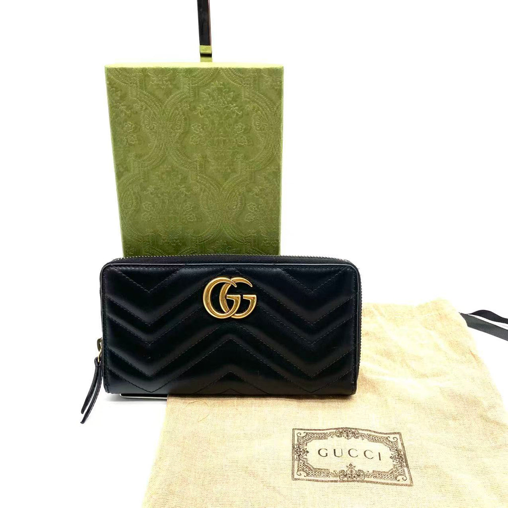 Gucci GG Marmont Zip around wallet